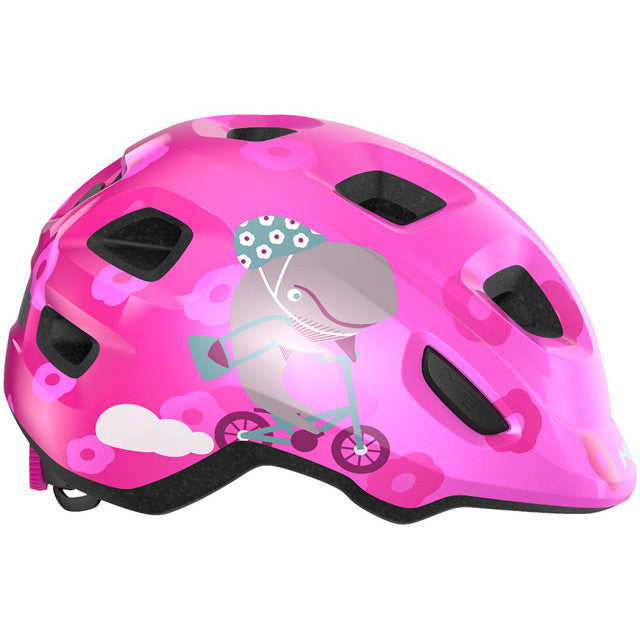 Pink Children Bicycle Helmet MET Hooray MIPS Child Bicycle Helmet