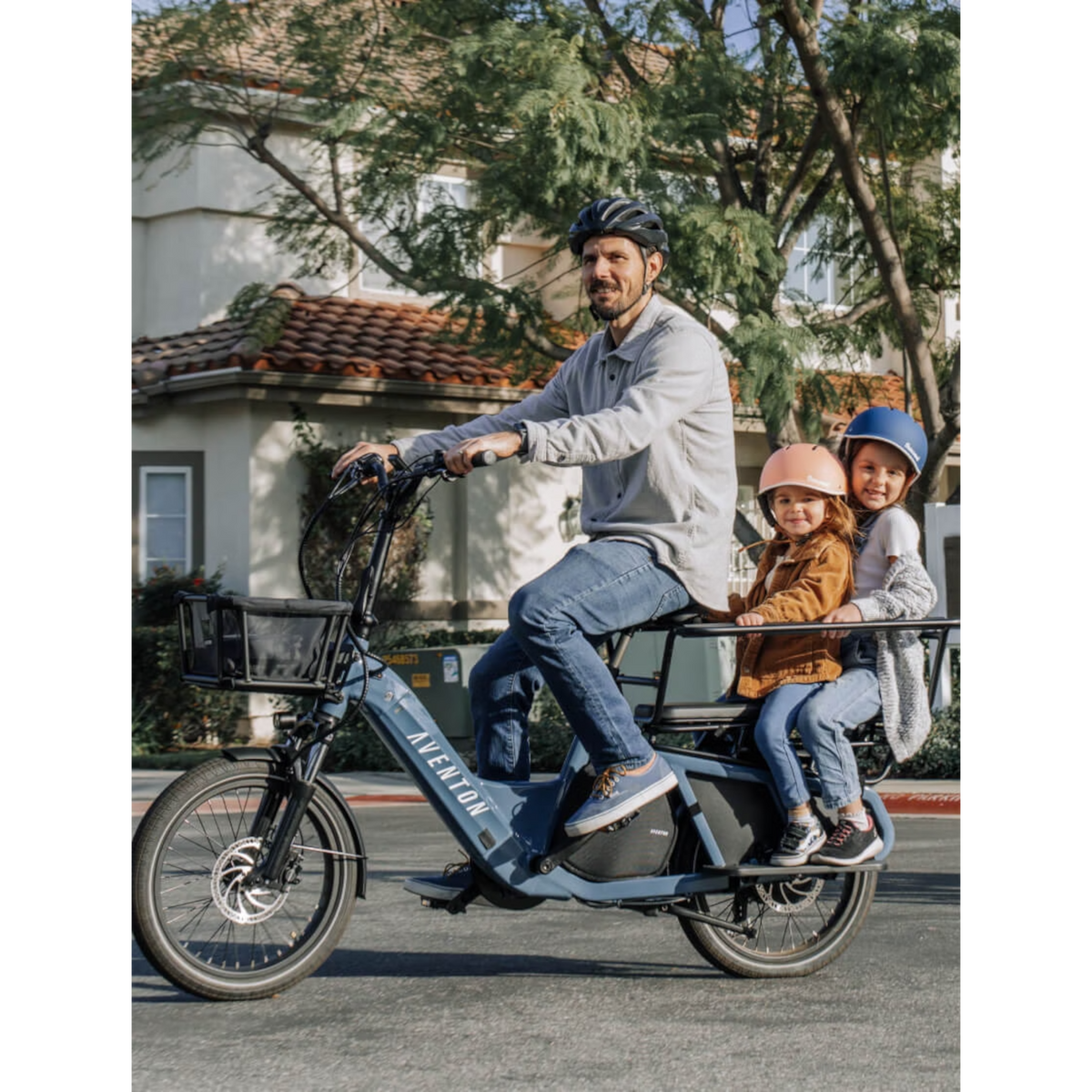 Aventon ABOUND Cargo Ebike Kickstand Culture