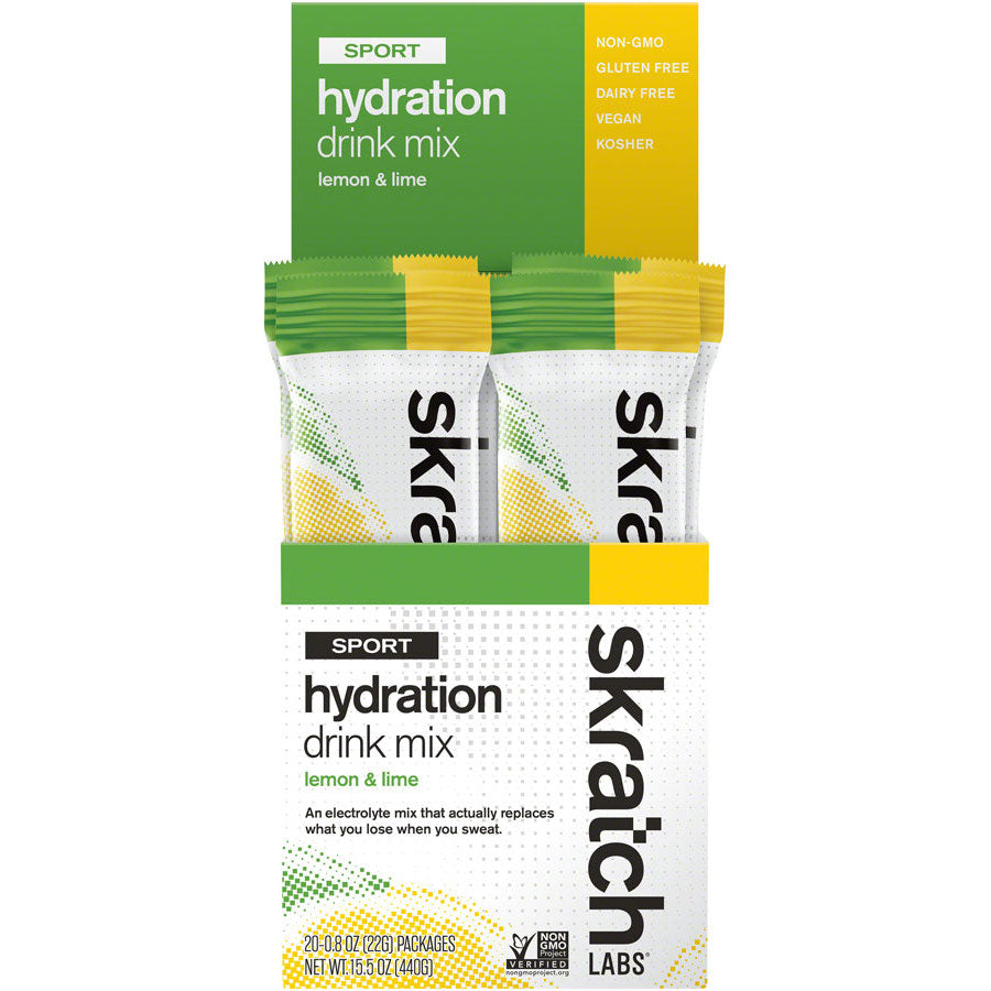 Skratch Labs Sport Hydration Drink Mix Lemon & Lime Kickstand Culture