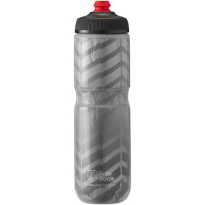 Polar Bottle Breakaway Bolt Insulated Water Bottle, Charcoal/Silver Made in Colorado, USA