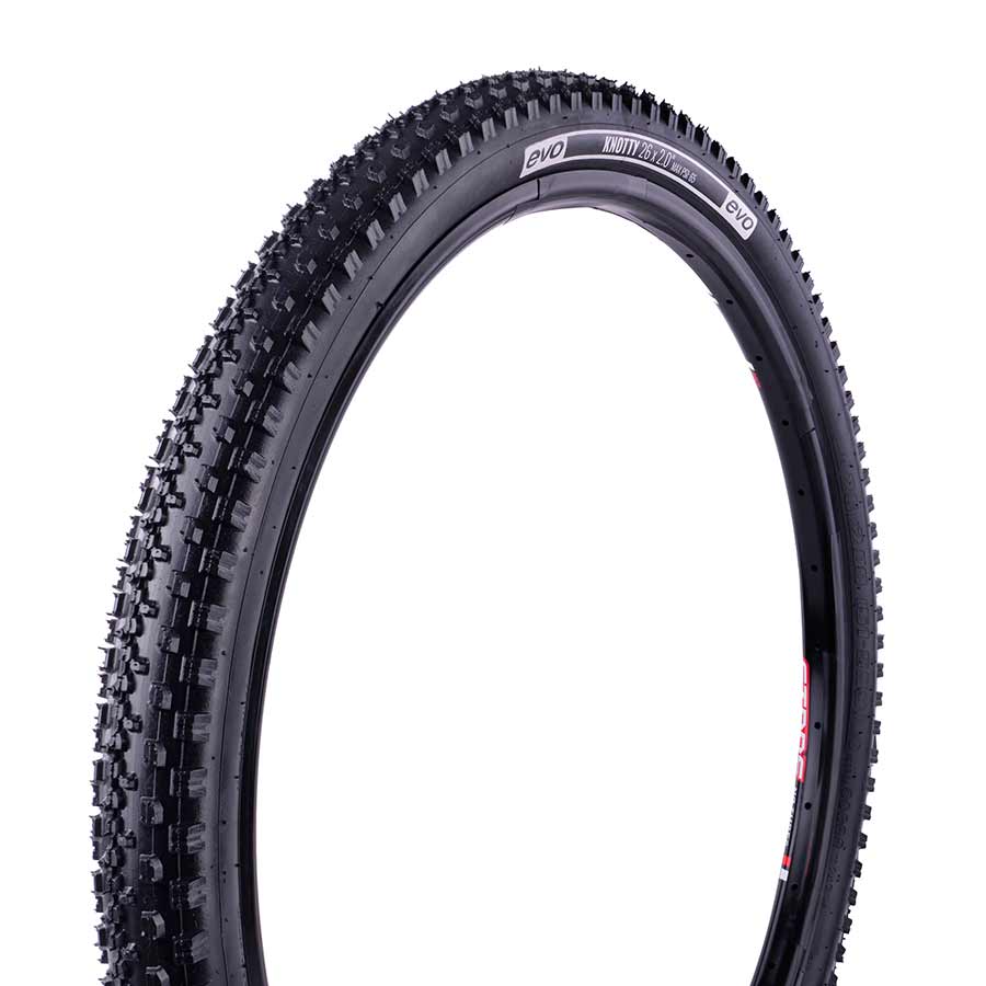 EVO, Knotty, Tire, 24''x2.10, Wire, Clincher, Black