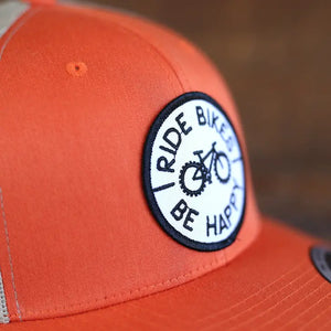 Ride Bikes Be Happy Trucker Hats