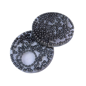 Bicycle Ball Bearing and Resin Coasters, set of 2