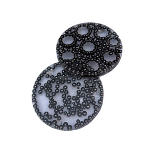Bicycle Ball Bearing and Resin Coasters, set of 2