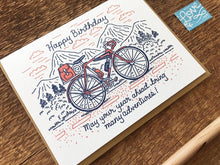 Happy Birthday Adventures Bicycle Card