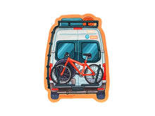 Van with Bike Sticker