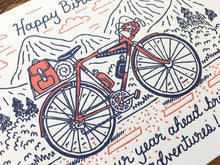 Happy Birthday Adventures Bicycle Card