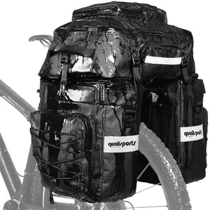 Qualisports E-Bike universal large capacity waterproof - Pannier Bag Set 3 in 1