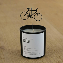 Bike Candle, Soy Wax and a Bicycle Ornament