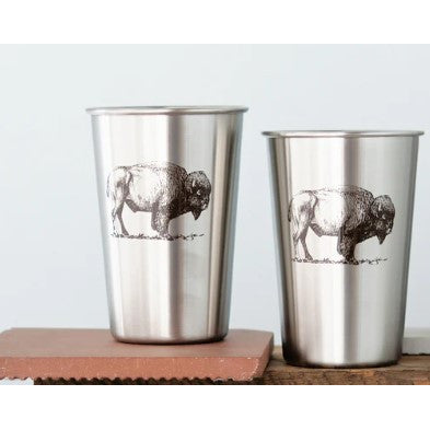 Bison Stainless Steel Pint