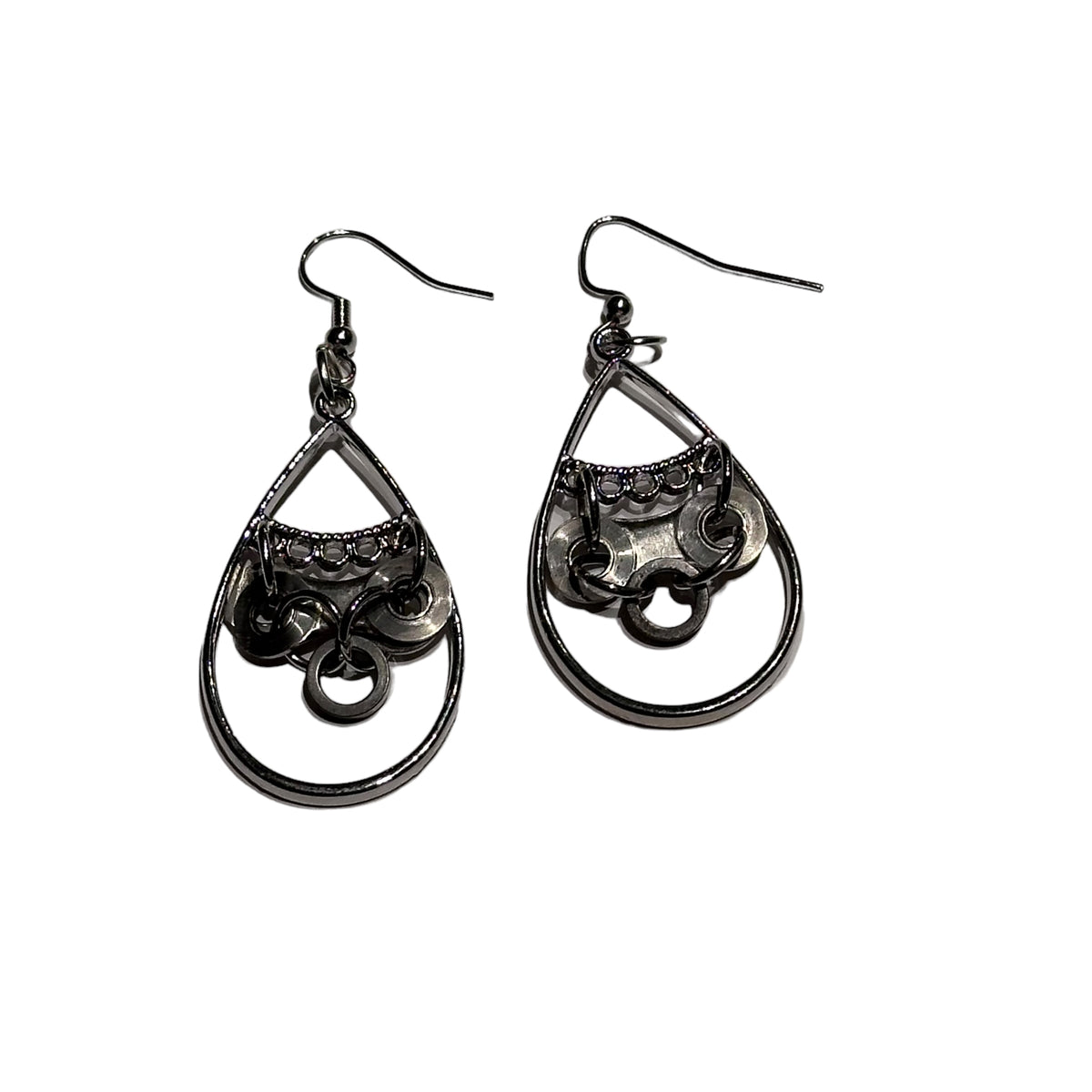 Hola Upcycle Bicycle Chain Earrings – Kickstand Culture