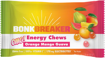 Bonk Breaker Orange, Mango, Guava Energy Chews