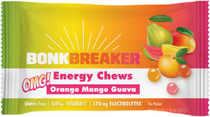 Bonk Breaker Orange, Mango, Guava Energy Chews