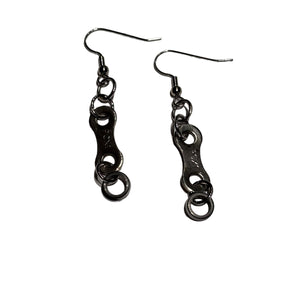 Hola Upcycle Bicycle Chain Earrings