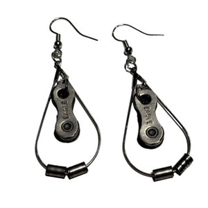 Hola Upcycle Bicycle Chain Earrings