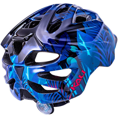 Kali Protectives Chakra Child Helmet - Jungle Blue, Lighted, Small