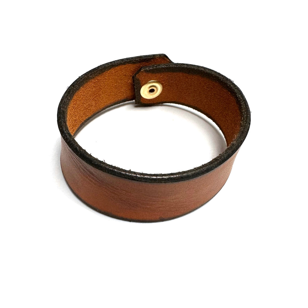Leather Leg Band with Snaps