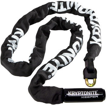 Kryptonite Keeper 712 Chain Lock with Key: 3.93'