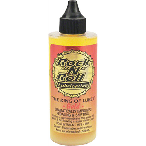 Rock-N-Roll Gold Bike Chain Lube - 4oz, Drip
