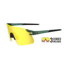 Tifosi Moab XC sunglasses in Forest Vapor with three interchangeable lenses