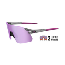 Tifosi Moab XC sunglasses in Satin Vapor with three interchangeable lenses