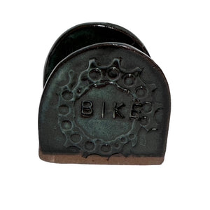 Bicycle Themed Ceramic Sponge Holder