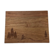 Wooden Cutting Boards, Bicycle Themed