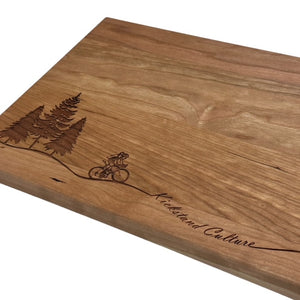 Wooden Cutting Boards, Bicycle Themed