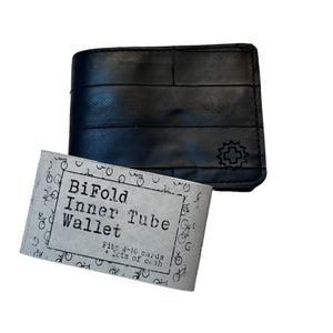Bifold Wallet Made from Recycled Bicycle Inner Tubes