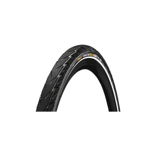 Continental Contact Plus City Tire - 27.5 x 2.20, Clincher, Wire, Black/Reflex, SafetyPlus Breaker, E50