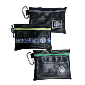 Tubular Gear Zipper Bag Made From Recycled Bike Inner Tubes