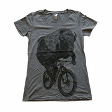 Buffalo on a Bicycle T-Shirt, Women's