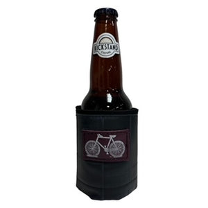 Koozie For Cans or Bottles Made From Recycled Bike Inner Tubes