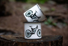 Mountain Bike Enamel Camping Mug