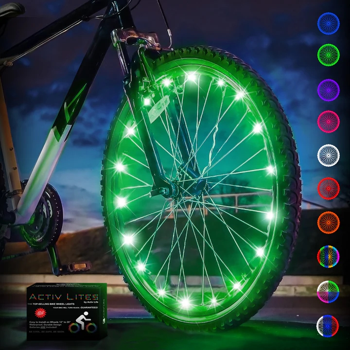 Activ Life LED Bike Wheel Lights 1-pack (for a single wheel)