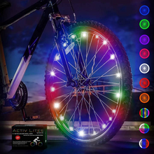 Activ Life LED Bike Wheel Lights 2-Pack (for 2 wheels)