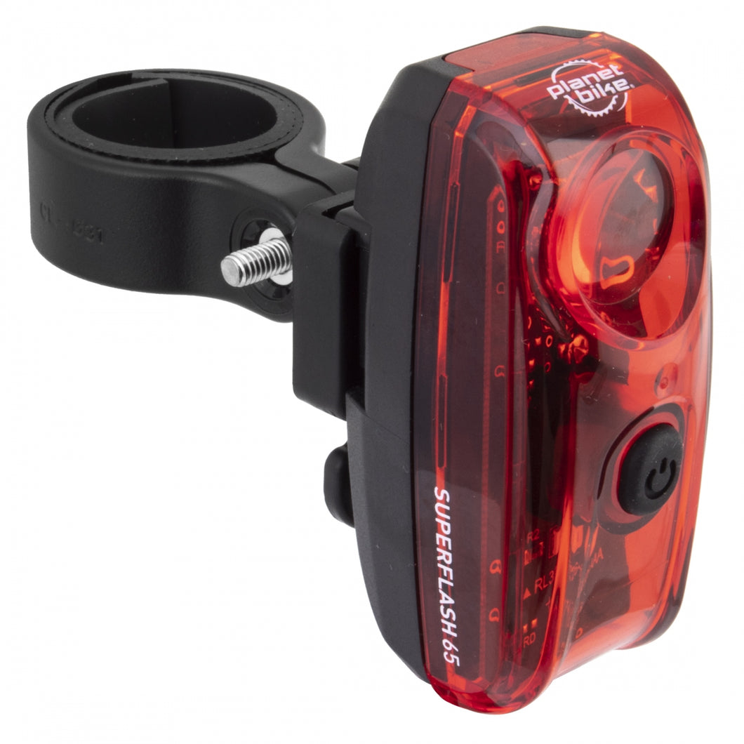 Planet Bike Superflash Replaceable Battery Powered Tail Light ...