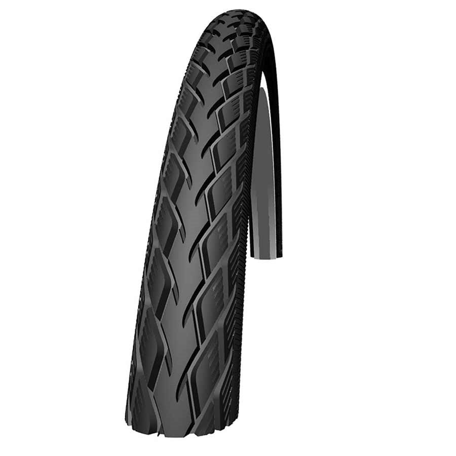 Schwalbe Marathon 26 x 2.00 Wire, Clincher, Endurance, GreenGuard, 67TPI, Reflective Strip, Black