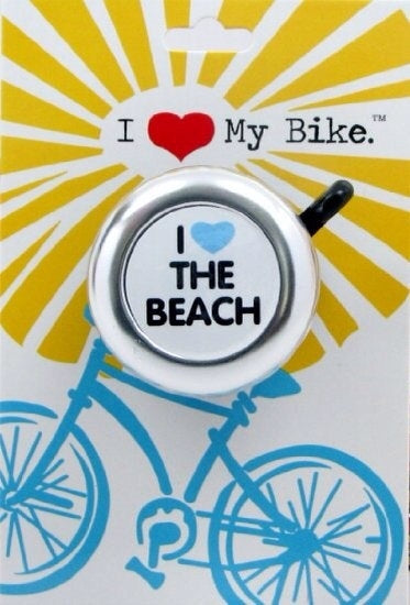 I Love The Beach Bike Bell