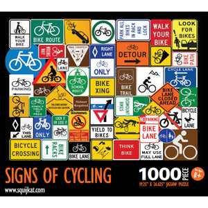 Signs Of Cycling Bike Jigsaw Puzzle, 1,000 Pieces