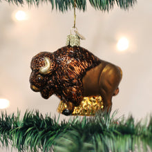 Buffalo Blown Glass Holiday Ornament [FINAL SALE]