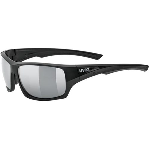 Uvex Sportstyle 222 Polarized Unisex Cycling Eyewear Sunglasses, Black