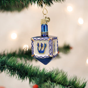 Dreidel Blown Glass Holiday Ornament [FINAL SALE]
