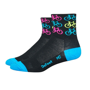 DeFeet Aireator 3" Neon Cool Bikes Socks