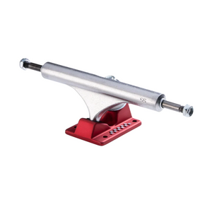 Ace Classic High Polished Skateboard Truck - Red / Silver