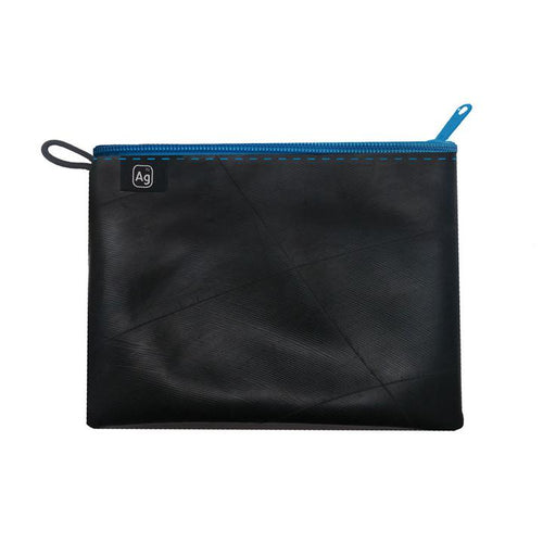 Alchemy Goods Zipper Pouch, Large with Liner- Made With Recycled Bike Tubes