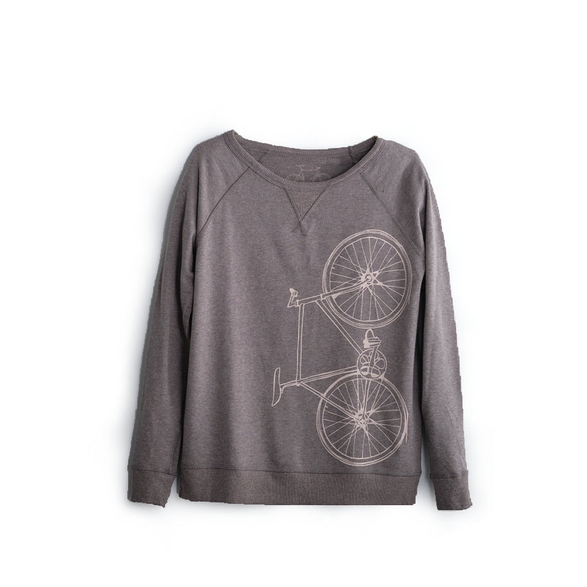 Fixie Bicycle Reversible Sweatshirt