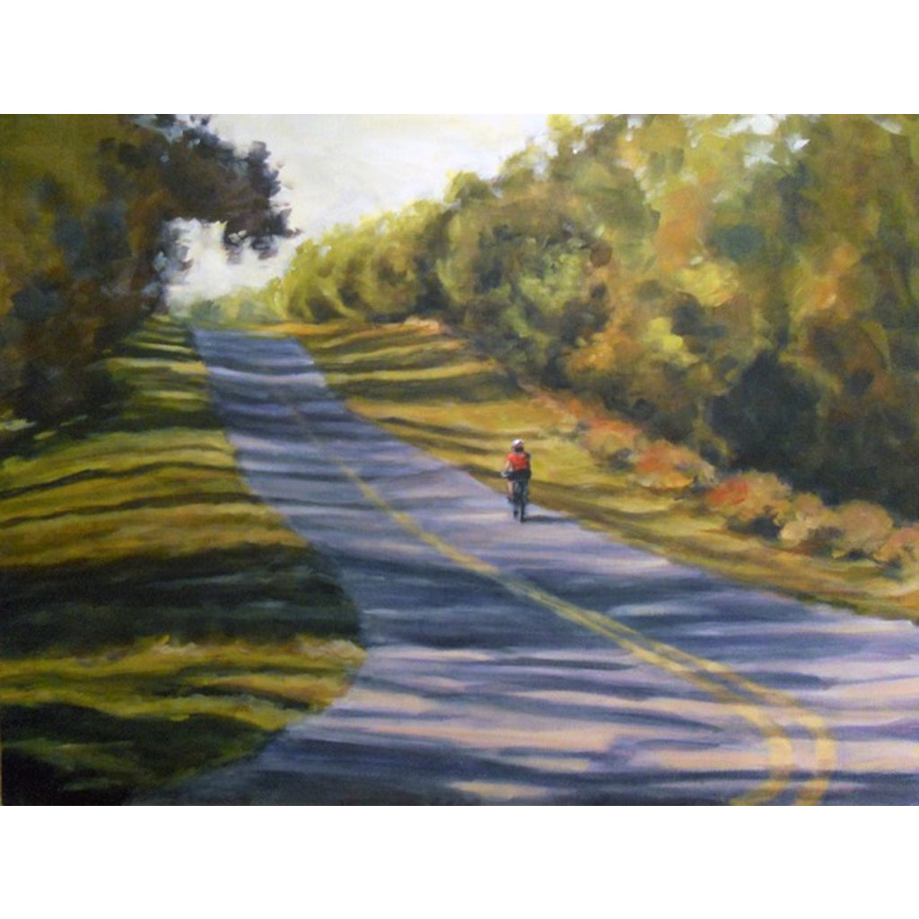 Afternoon Ride - Matted Print of Original Work by Angelo Cane