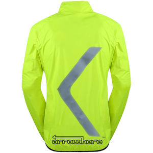 ArroWhere Men's Lightweight High Visibility Reflective Bicycling Jacket [CLOSEOUT]