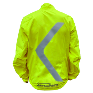 ArroWhere Men's Lightweight Waterproof High Visibility Reflective Bicycling Jacket [FINAL SALE]